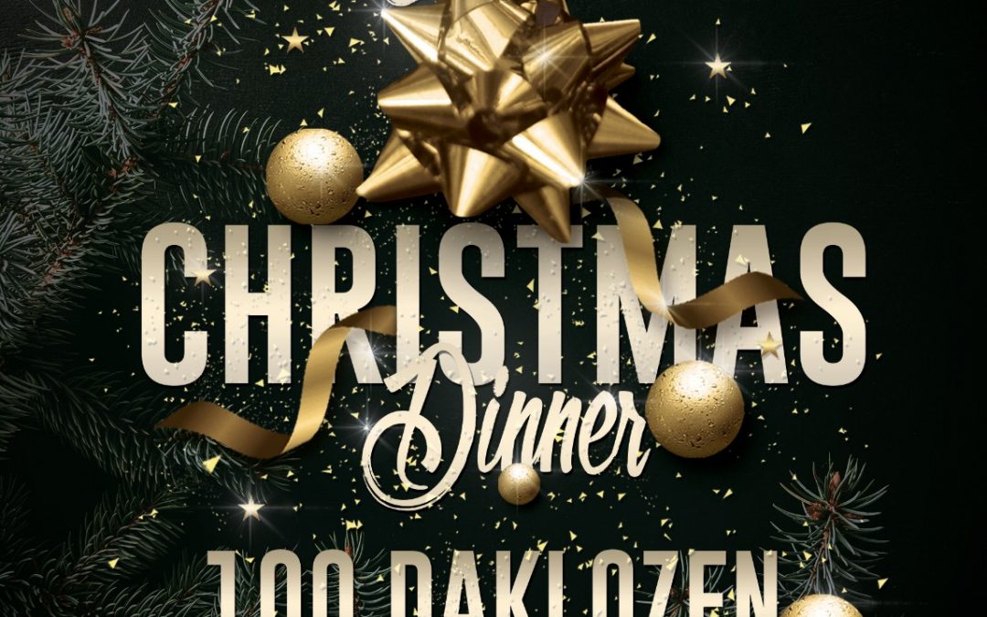 Grand Christmas dinner 100 daklozen